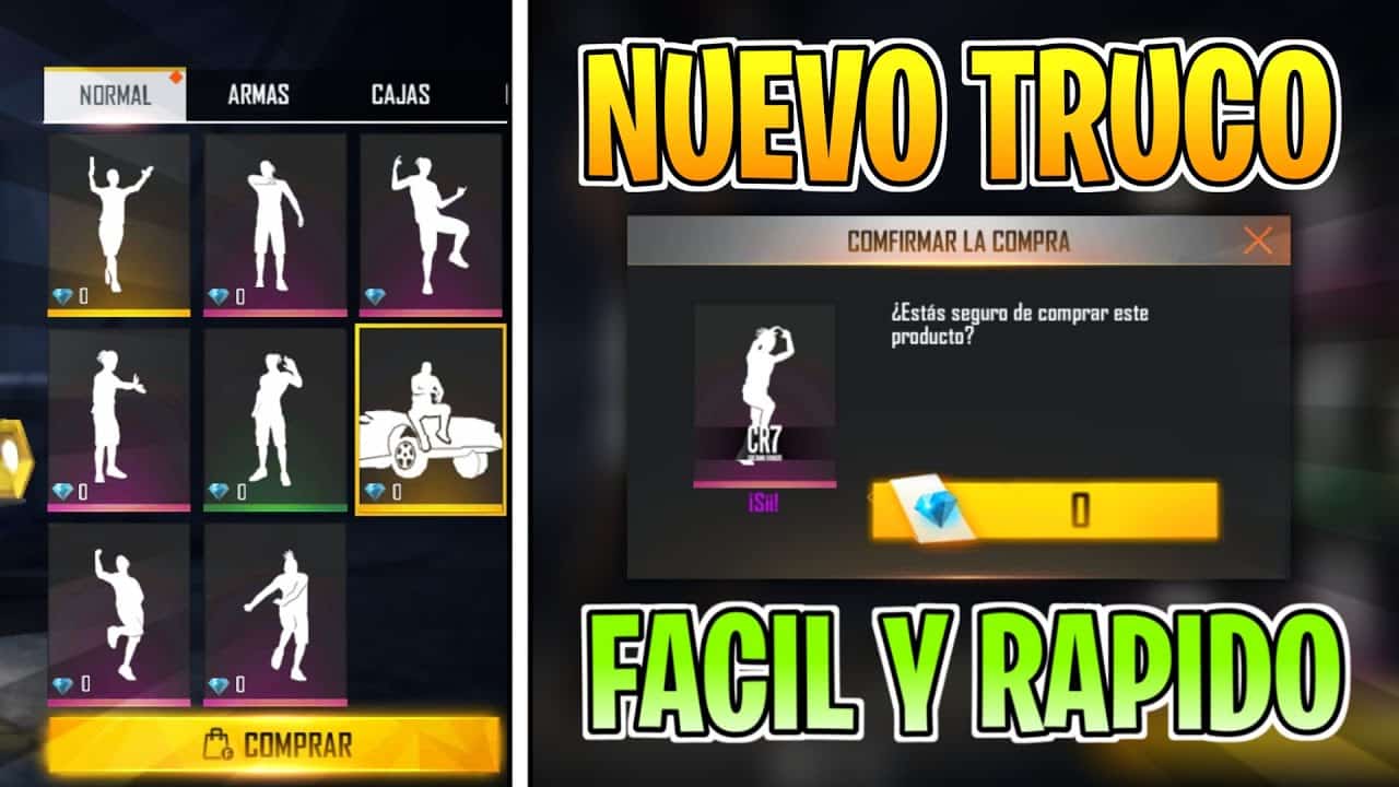 como conseguir emotes para free fire