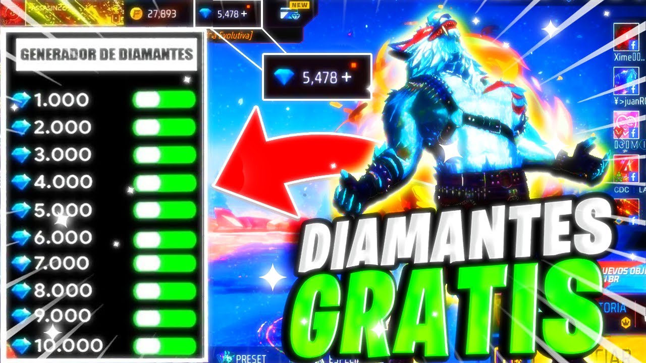 como puedo obtener diamantes en free fire